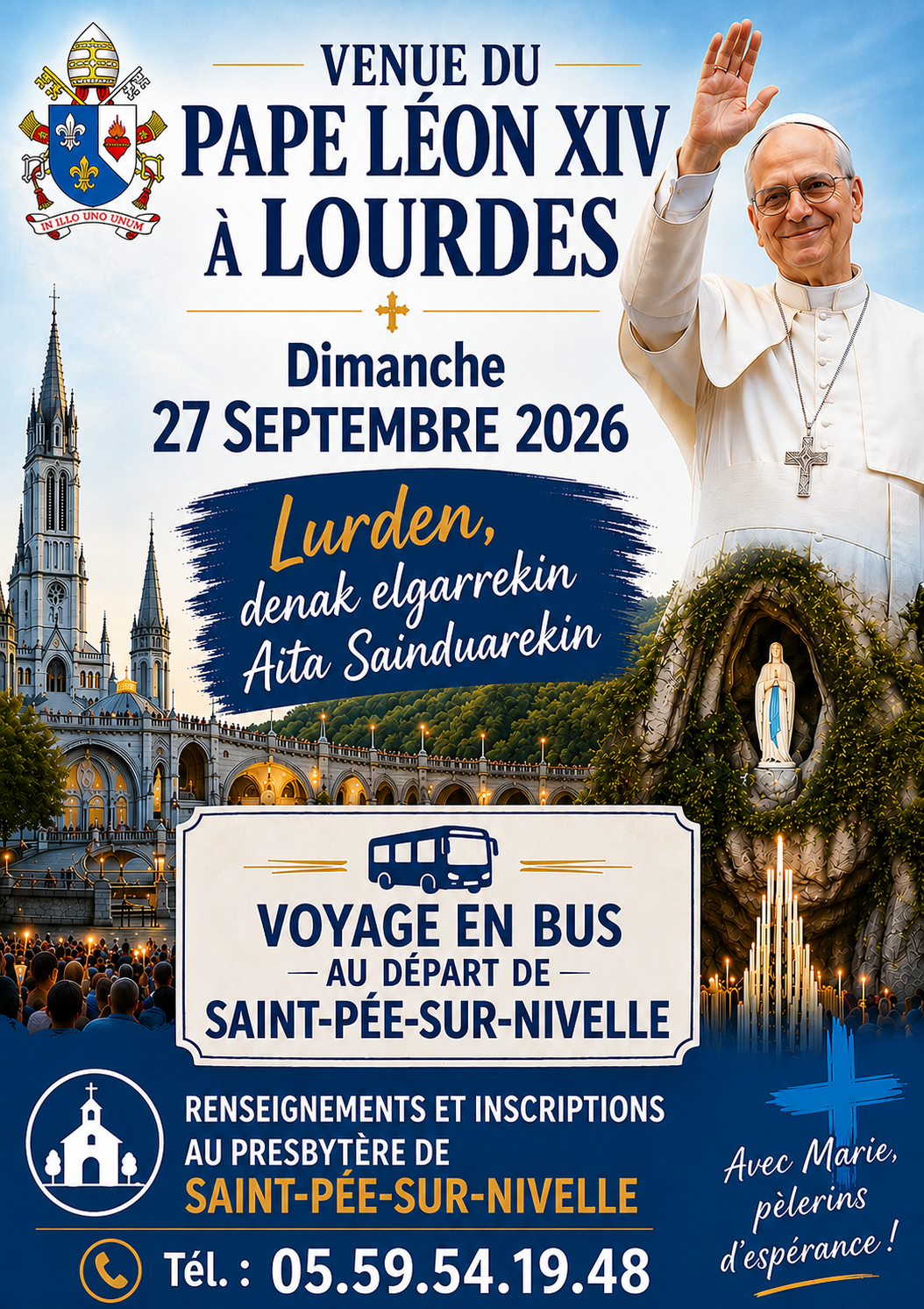 venue du Pape Leon XIV